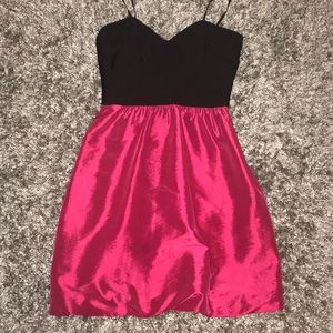 Laundry Pink and Black Party Dress